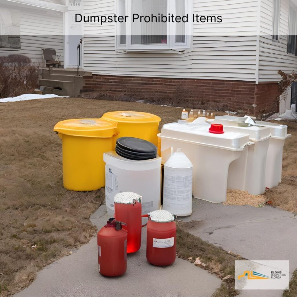 What Can’t You Dispose of in a Roll-Off Dumpster in Orlando?